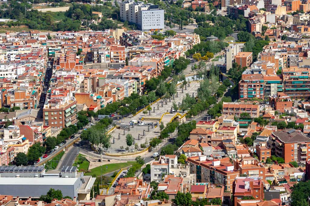 Bunkers vistas de Barcelona