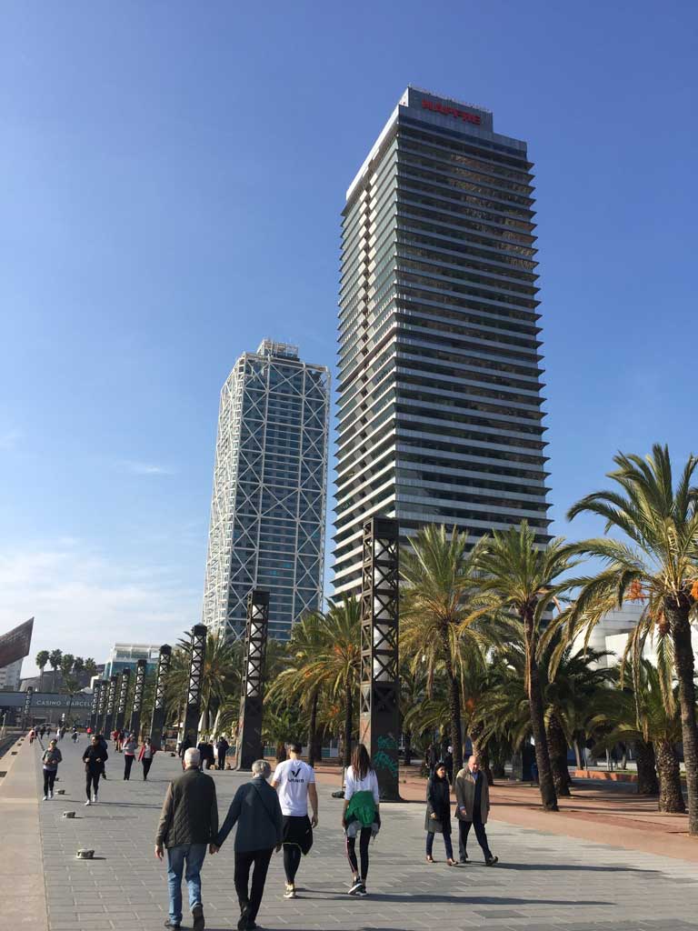 Hotel Arts y Torre Mapfre en Barcelona