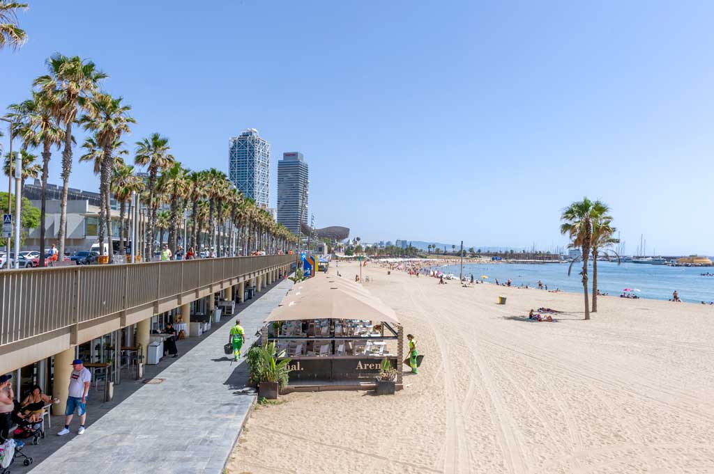 paseo Maritimo Barceloneta